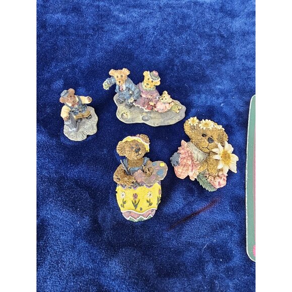 LOT OF 4 BEARWARE BOYDS BEARS & FRIENDS RESIN BROOCH‎ PIN - Picture 6 of 13